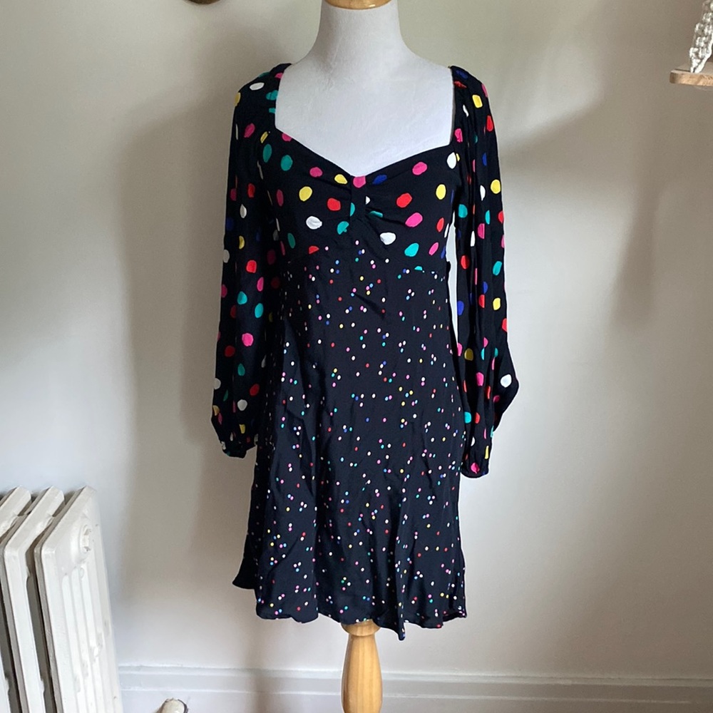 RIXO | Polka Dot Minidress